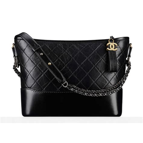 chanel so black gabrielle hobo bag|chanel gabrielle bag price 2022.